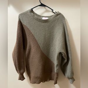 Brown neutral aesthetic sweater